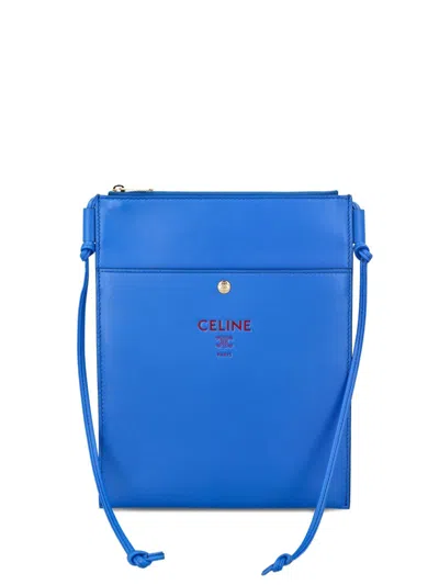 Celine Women Sharp Leather Pouch In Multi