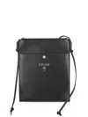 Celine Women Sharp Leather Pouch In Black
