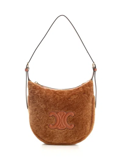 Celine Women Shoulder Bag "heloise Cuir Triomphe" In Brown