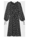 Celine Silk Georgette Folk Mini Dress In 38ow