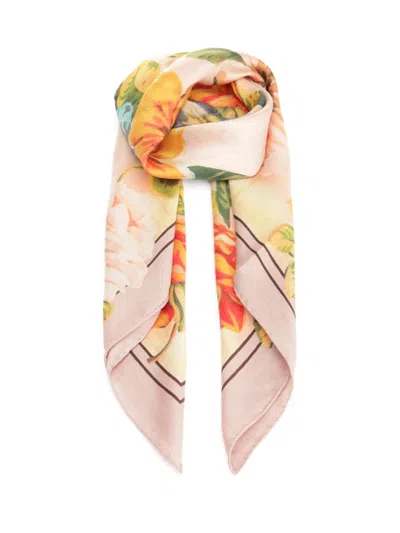 Celine Women Silk Scarf In Multi