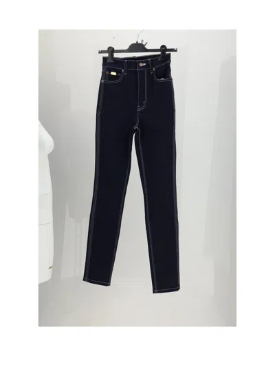 Celine Women Skinny Jeans 001 In Black