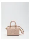 Celine Logo Shoulder Bag In Pink