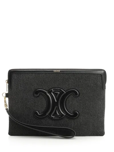Celine Women Small Clutch In Black