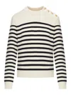 Celine Sweater With Hood In Alpaca Wool In White