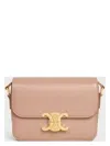 Celine Women's T-shirtn Triomphe Bag In Pink