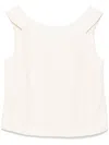 Celine Women Top Sans Manches Details Noeud
