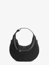 Celine Women Lulu Teen Leather Shoulder Bag In Black
