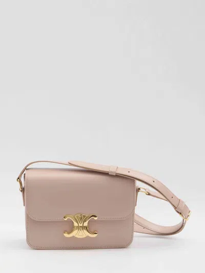 Celine Women Teen Triomphe Bag In Pink