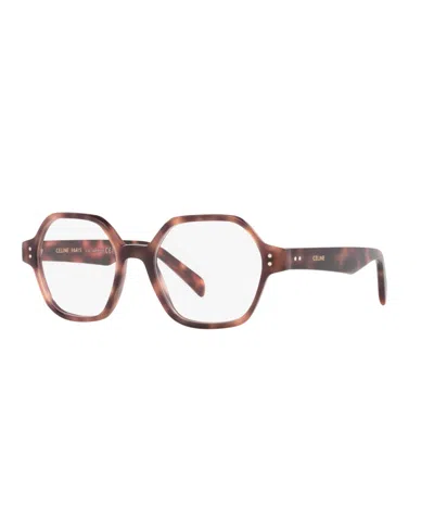Celine Women's Thin 2 Dots Cl50142i Polarized Eyeglasses, Cl000460 In Brown
