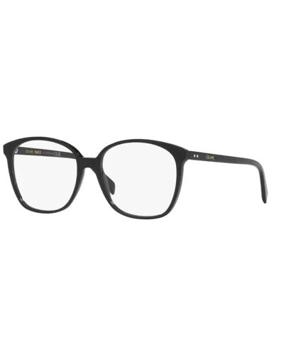 Celine Women's Thin Cl50115i Polarized Eyeglasses, Cl000464 In Black Shiny