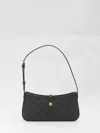 Celine Women Tina Bag In Triomphe Canvas In Black