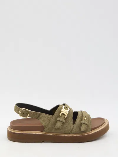 CELINE WOMEN'S TIPPI TRIOMPHE SANDALS