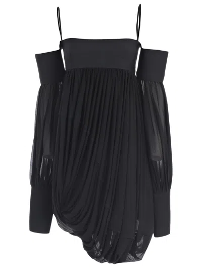 Celine Women Top L/l C/fascia Elastica Impero In Black