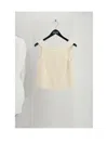 Celine Women Top Sans Manches Details Noeud In Metallic