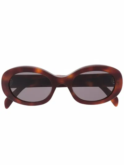 Celine Women Triompe 01 Sunglasses In Brown
