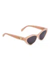 Celine Women Triomphe 17 Sunglasses In Brown