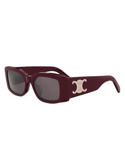 CELINE WOMEN'S TRIOMPHE 53MM RECTANGULAR SUNGLASSES