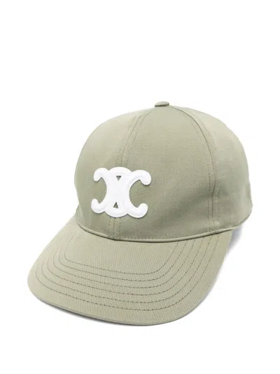 Celine Women Triomphe Baseball Cap In Multi