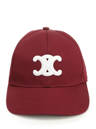 Celine Women "triomphe" Baseball Cap In Multi