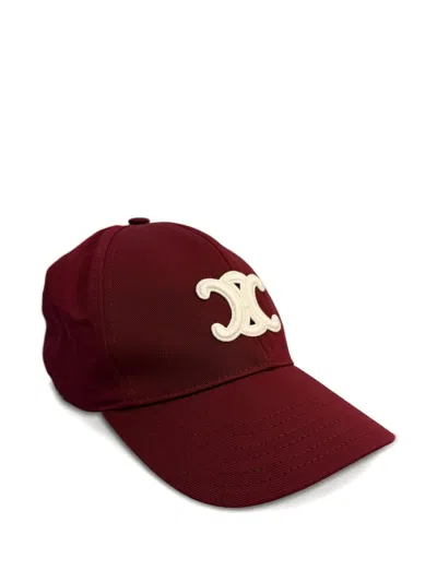 Celine Women Triomphe Baseball Cap In Multi