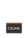 Celine Women Triomphe Canvas 2cc Porta Carte Credito