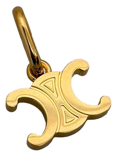 Celine Women Triomphe Charm In Gold