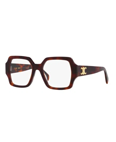 Celine Women's Triomphe Cl50131i Polarized Eyeglasses, Cl000435 In Tortoise Blonde