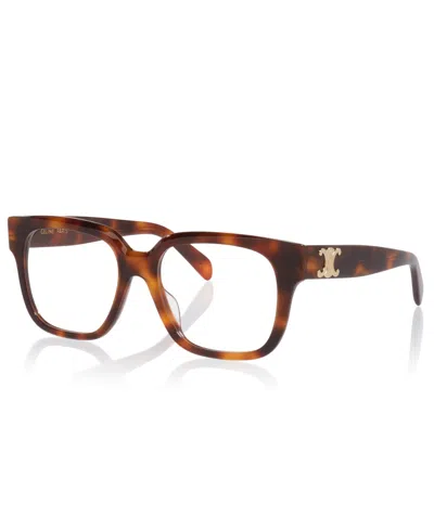 Celine Women's Triomphe Cl50172i Polarized Eyeglasses, Cl000634 In Tortoise