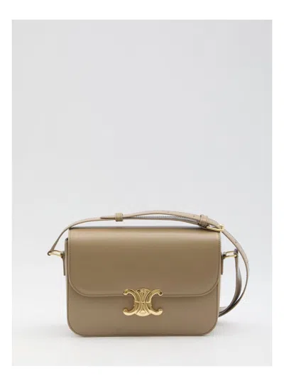 Celine Women's Triomphe Classique Bag In Brown
