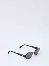 Celine Cl40235u Metal Triomphe 01a Nero Sunglasses In Black