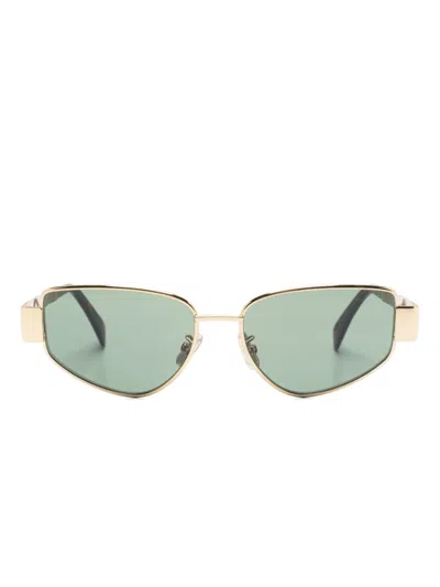 Celine Women Metal Frame Triomphe Metal 04 Occhiali In Multicolor