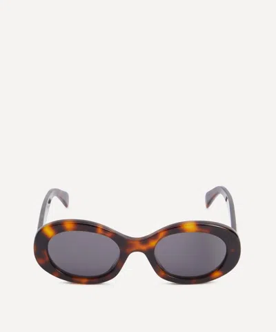 Celine Women's Triomphe Oval Acetate Sunglasses