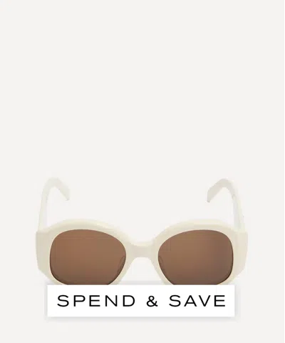 Celine Women's Triomphe Oversized Round Sunglasses