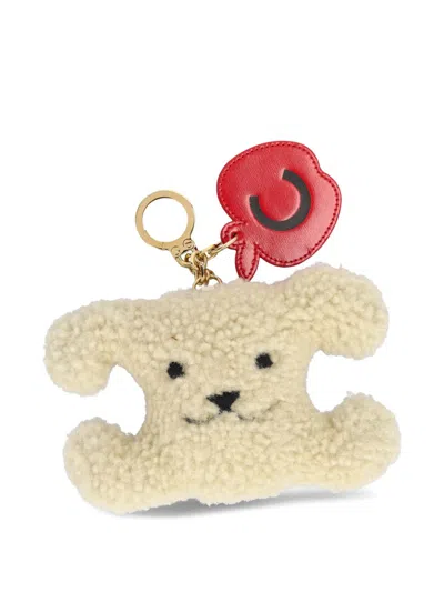 Celine Women Triomphe Pom-pom Charm In Neutral