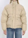 Celine Women Triomphe Puffer Jacket In Neutral