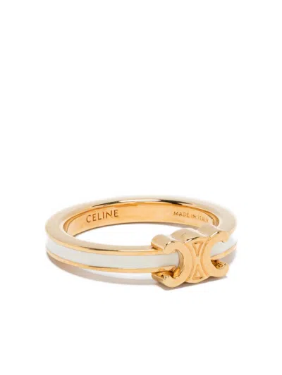Celine Women Triomphe Ring In Multi