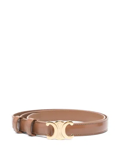 Celine Women Triomphe Small Belt In Multi