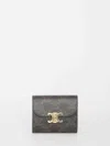 Celine Women Triomphe Small Wallet In Black