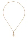 Celine Women Triomphe Solitaire Necklace In Multi