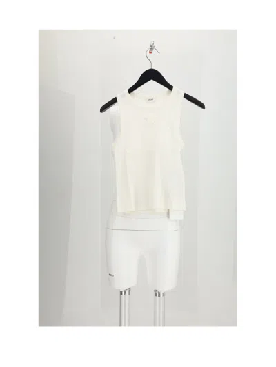Celine Women Triomphe Tank Top In Multi