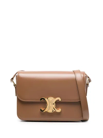 Celine Women Triomphe Teen Borsa A Tracolla In Multicolor