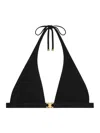 Celine Triomphe Triangle Top In Matte Jersey
