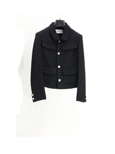 Celine Women Veste Saint Germain In Black
