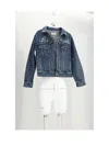 Celine Vintage Inspired Denim Jacket Pockets In Blue