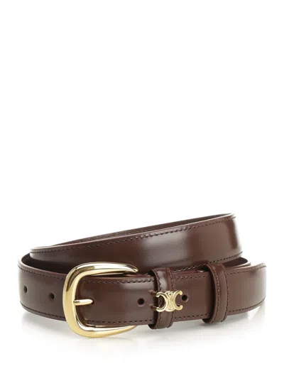 Celine Women "vibìvienne" Belt In Brown