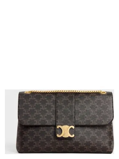 Celine Women's Victoiregrande Crossbody Bag In Brown