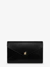 Celine Women Wallet On Chain Leather Crossbody Bag In Black