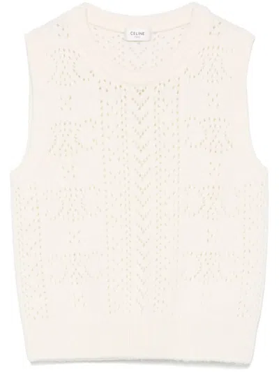 Celine Women Wool And Cashmere Top