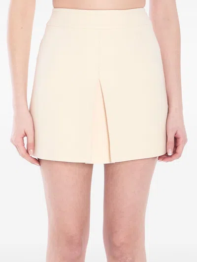 Celine Woman Skirt Woman Beige Skirts In Multicolor